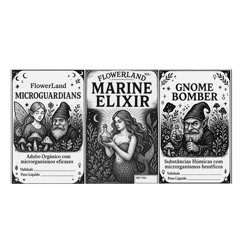 Kit Trindade Mágica – Marine Elixir, Microguardians & Gnomo Bomber